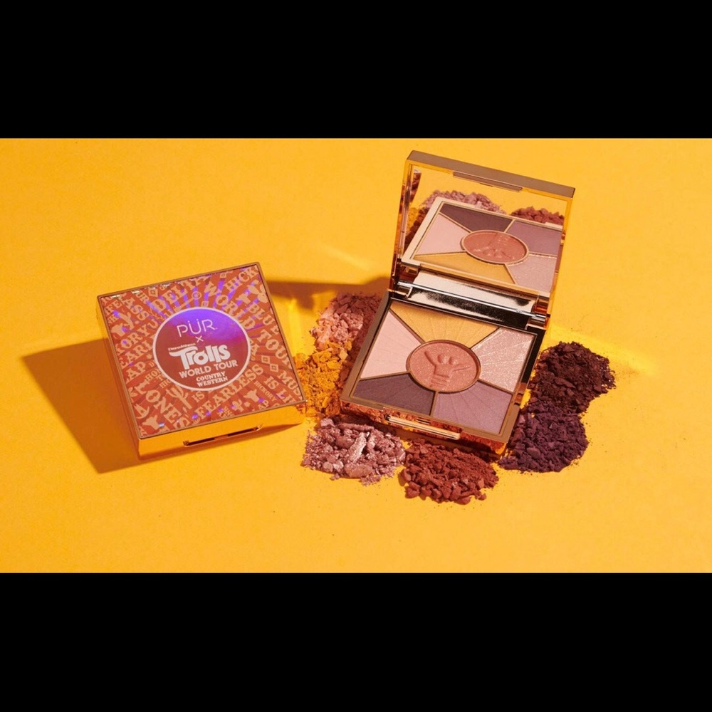 NWOB Pur X Trolls World Tour Country Western Eyeshadow Palette